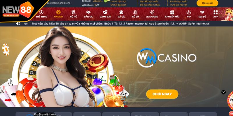 Tổng quan về Casino New88